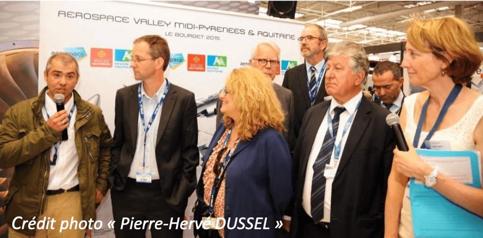 David Hardy at Paris Air Show 2015